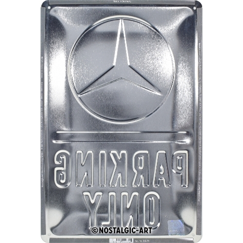 Preview: Tin - Mercedes-Benz - Parking Only